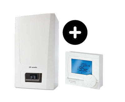 Remeha Tzerra Ace-Matic 28c 3,5 - 24,0 kW CW4 2x80mm 7814160 + Gratis Remeha qSense modulerende kamerthermostaat S101460