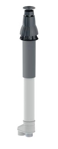 Burgerhout Skyline 3000 HR dakdoorvoer PP 100/150mm met broekstuk 100/100mm 400452781 | CVketel.nl